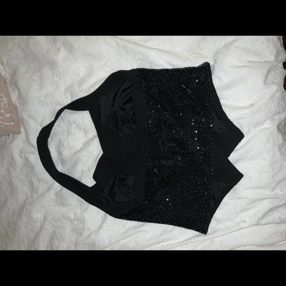 Vintage cropped sparkly vest - Picture 2 of 2